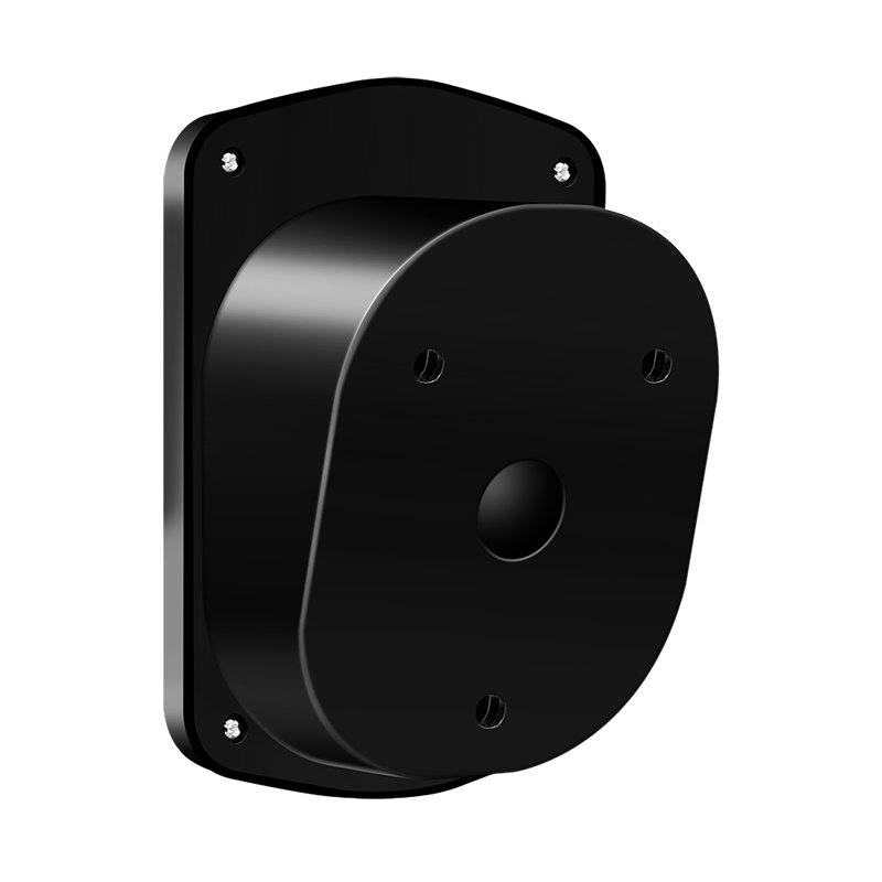 LogiLink support mural avec rangement de câble pour câble de recharge véhicule électrique, plastique noir, charge statique 10 kg