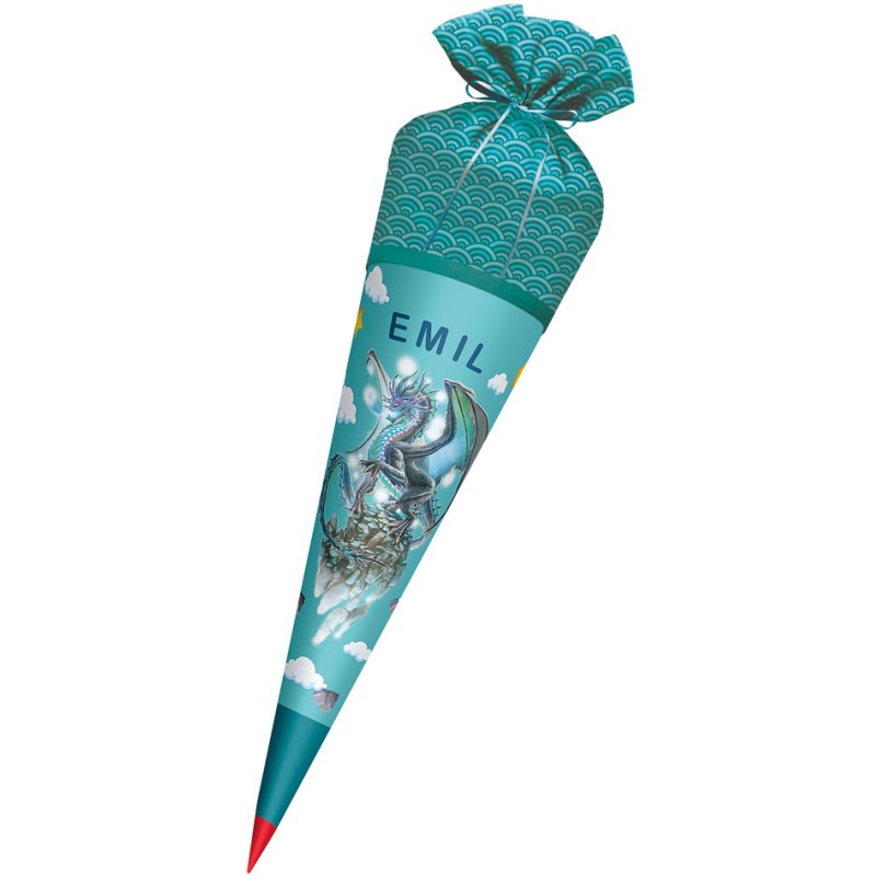 ROTH revêtement en tissu sac scolaire à faire soi-même, turquoise, 700 mm