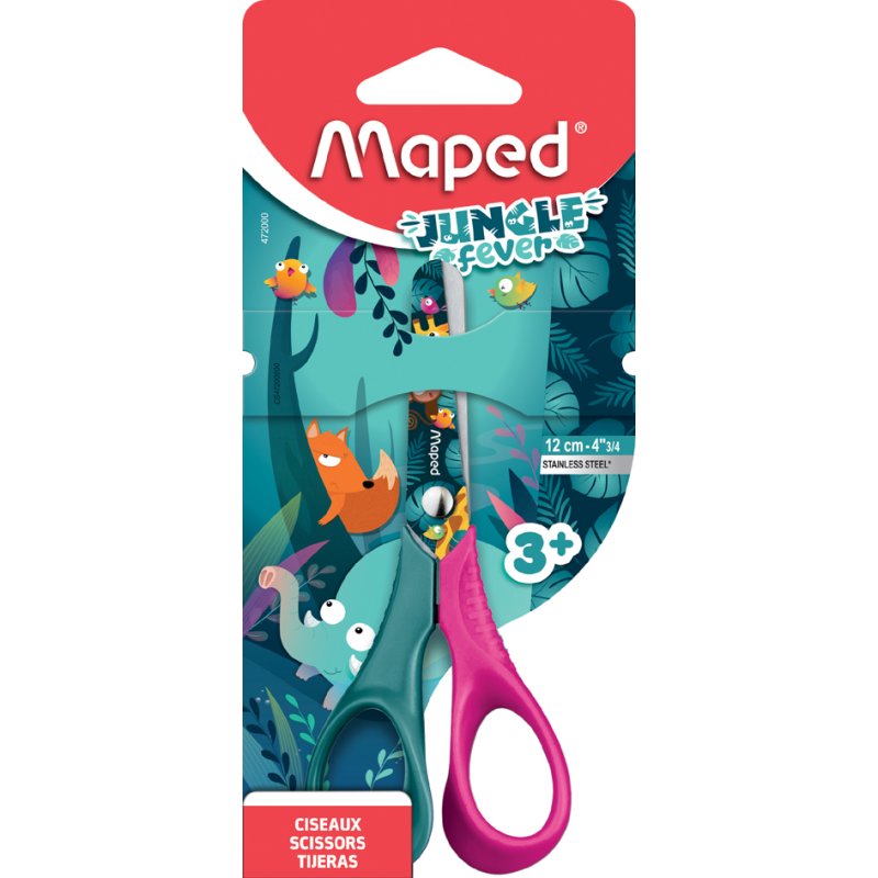 Maped children's scissors Jungle, assorted colours