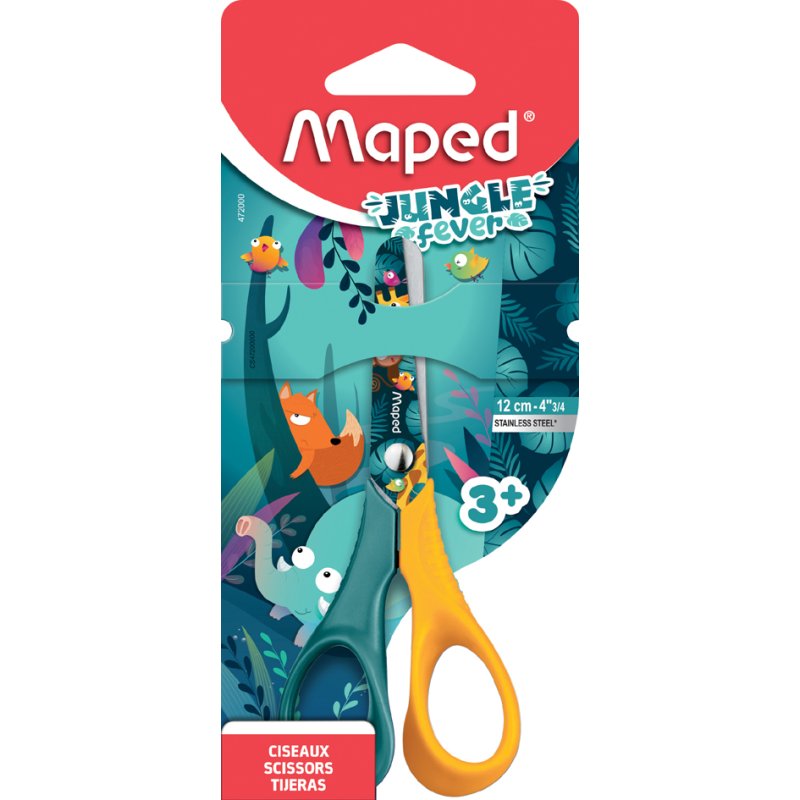 Maped children's scissors Jungle, assorted colours