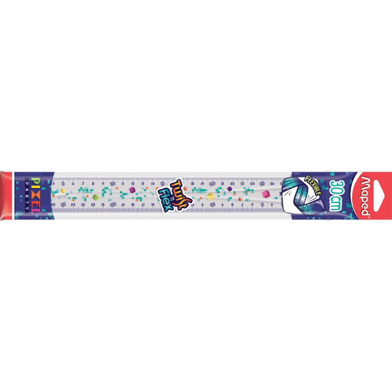 Maped règle Twist'n Flex PIXEL PARTY, flexible, 300 mm