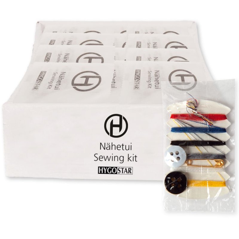 HYGOSTAR kit de couture 10 pièces, emballage individuel, 200 unités