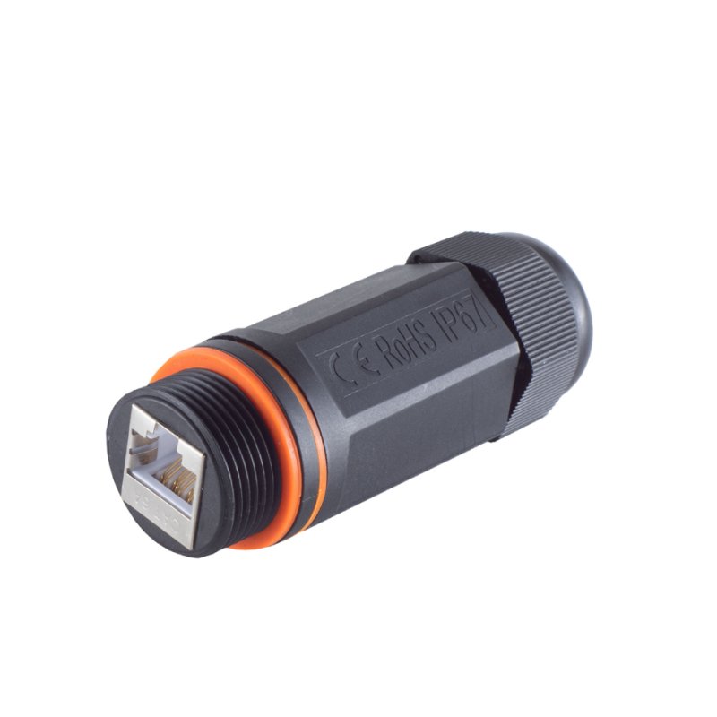 Shiverpeaks câble de brassage outdoor connecteur Cat. 6A, IP67, noir/orange