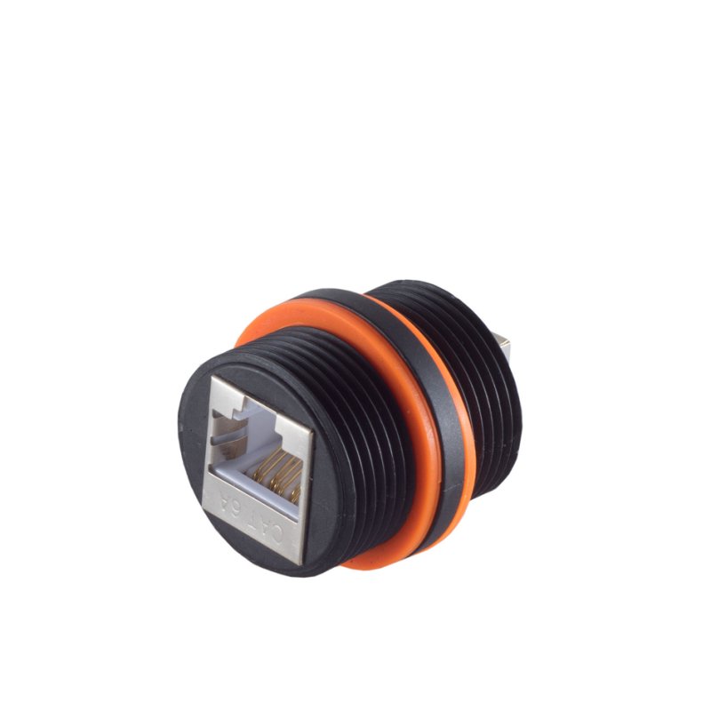 Shiverpeaks câble de brassage outdoor connecteur Cat. 6A, IP67, noir/orange
