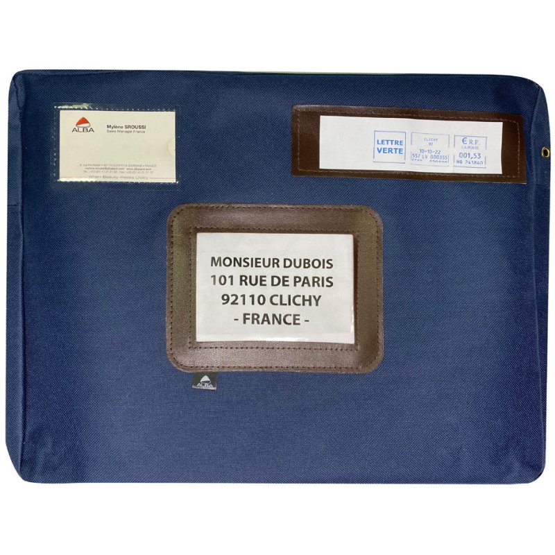 ALBA bankretas POCSOU B, polyester, blauw, 420×50×320 mm