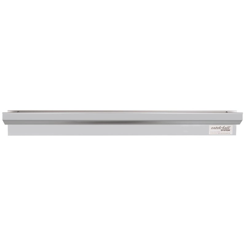 HYGOSTAR wandklemrail catch-ball systeem infobord, wit, aluminium, 1000 mm
