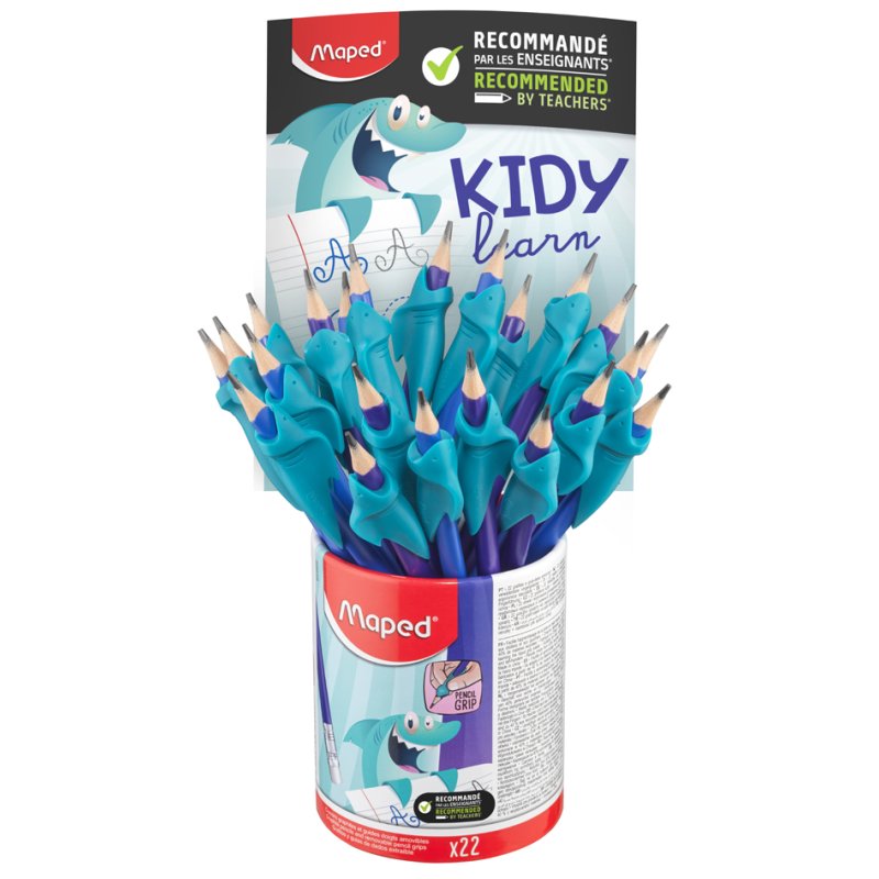 Crayons Maped KIDY learn, HB, triangulaires, 22 pièces