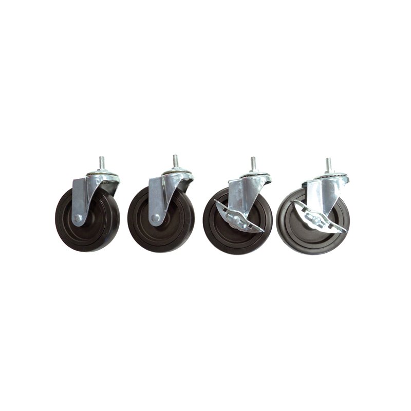ALBA hangrek MOBI4L, 1200 mm breed, 4 planken, metallgrijs