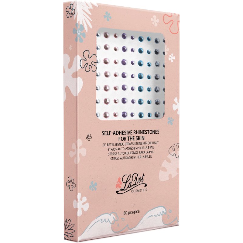 COLOP LaDot strass steentjes set, autoadhésif, 2 tailles, 5 couleurs