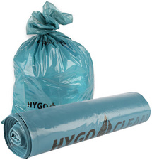HYGOCLEAN vuilniszakken Light 120 liter, geel, LDPE 40 my, 700×1100 mm