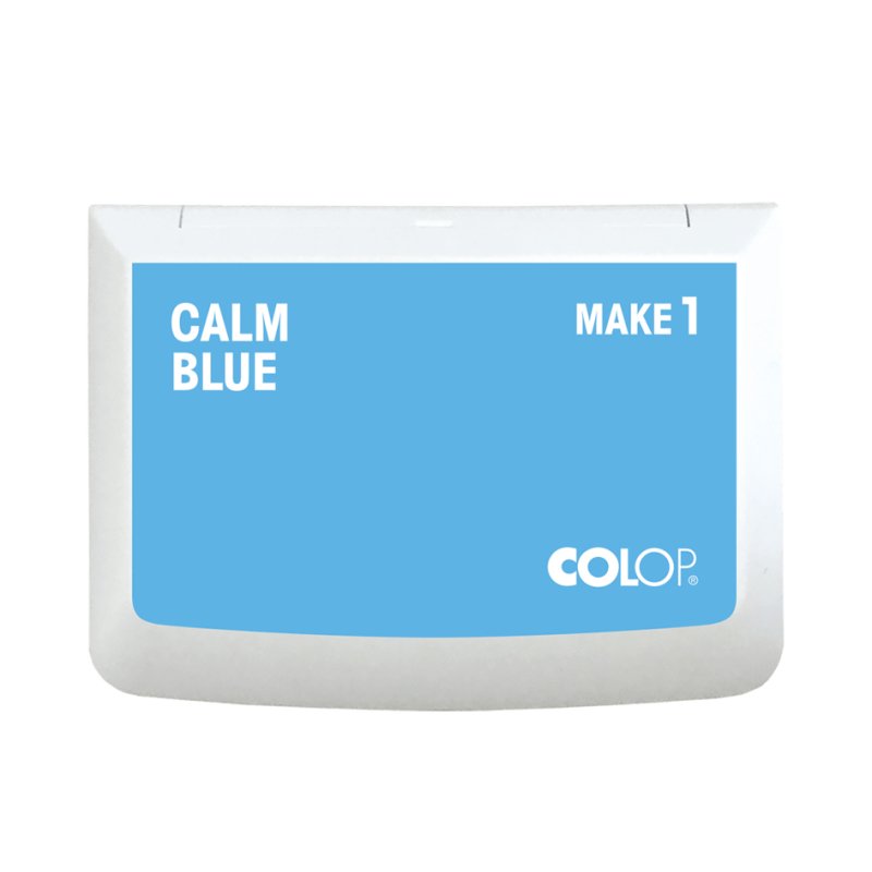 COLOP tampon encreur Make 1, bleu noble, 90 × 50 mm