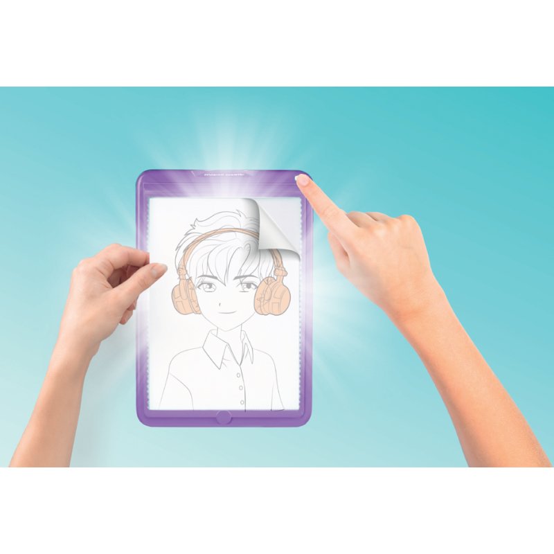 Maped Creativ Table lumineuse LED Avatar Manga, violet, A5, piles