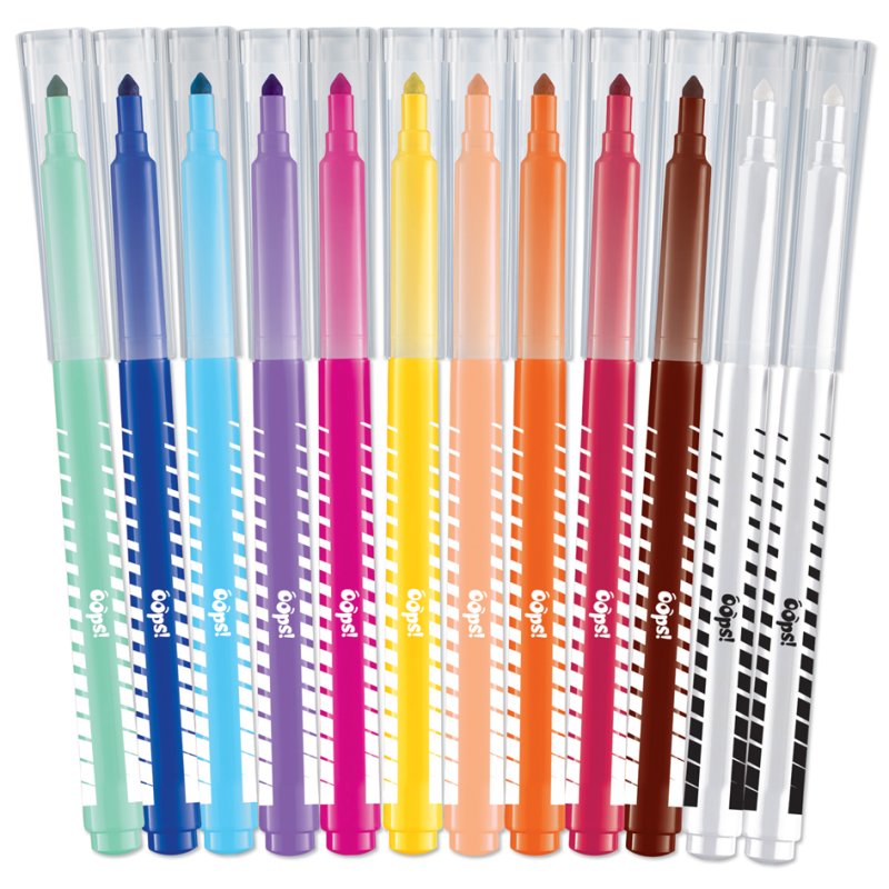 Maped feutres effaçables COLOUR'PEPS OOPS, 12 pièces, 1,5 mm