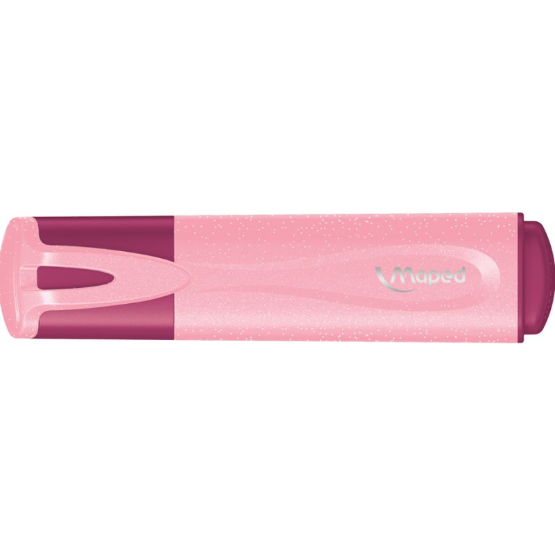 Maped surligneur pailleté pastel, rose pastel, pointe biseautée, 1,0-5,0 mm
