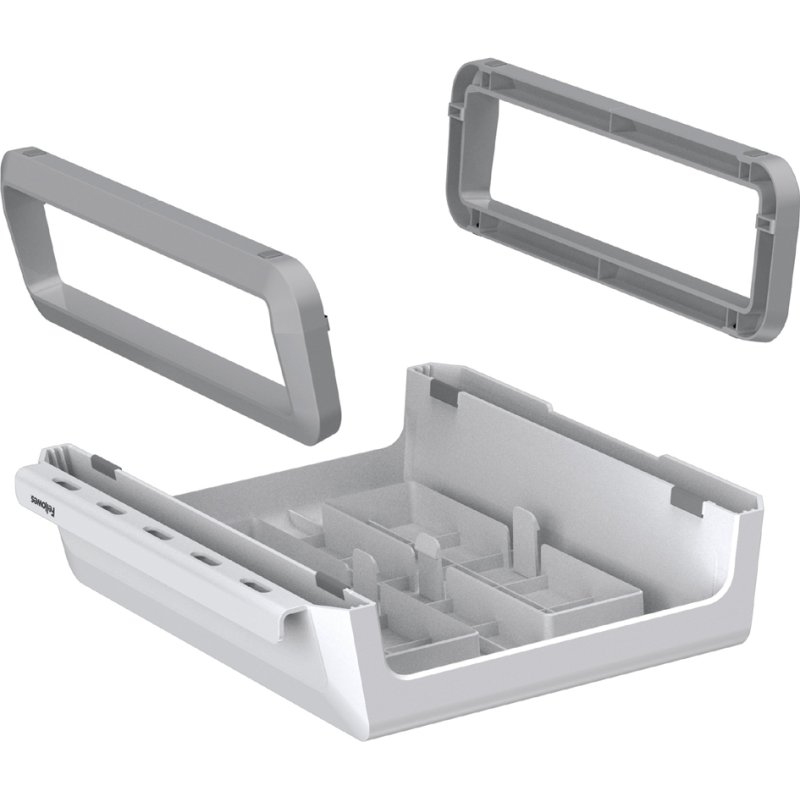 Fellowes support écran Breyta, blanc, 3 positions de hauteur, capacité 15 kg