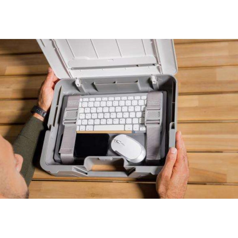 Fellowes portable notebook toolbox Breyta, black, up to 14 inch, with lock
