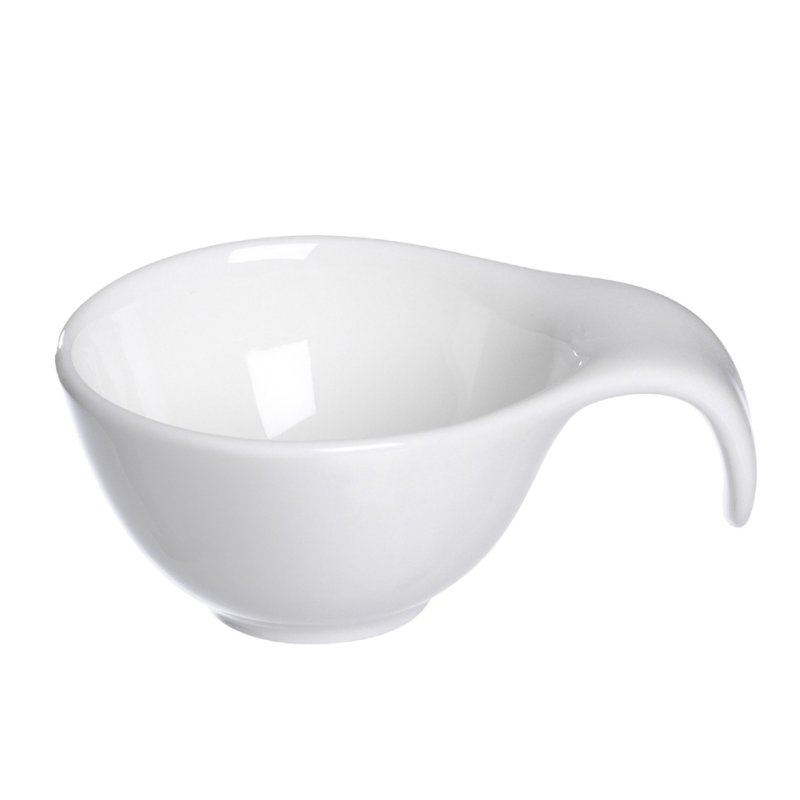 Ritzenhoff & Breker coupelle à tremper GUSTO feuille, blanc, porcelaine, 6 pièces