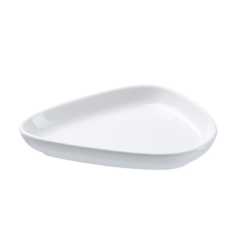 Ritzenhoff & Breker coupelle sauce triangulaire, blanc, porcelaine, 125×90×15 mm