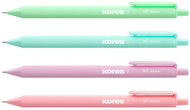 Kores vulpotlood M2 Grafitos Pastell, HB, 0,5 mm, ergonomische driehoeksvorm