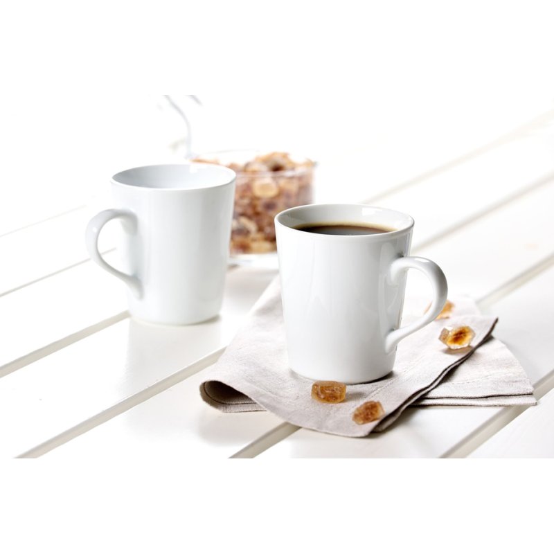 Ritzenhoff & Breker tasse à café VIO, blanc, 300 ml, 6 pièces