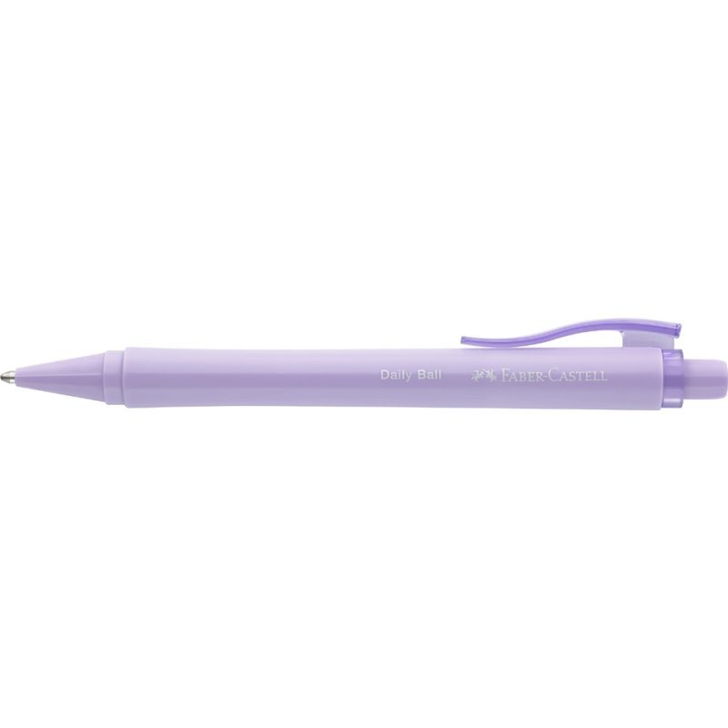 Faber-Castell stylo bille Daily Ball, bleu clair, 0,6 mm