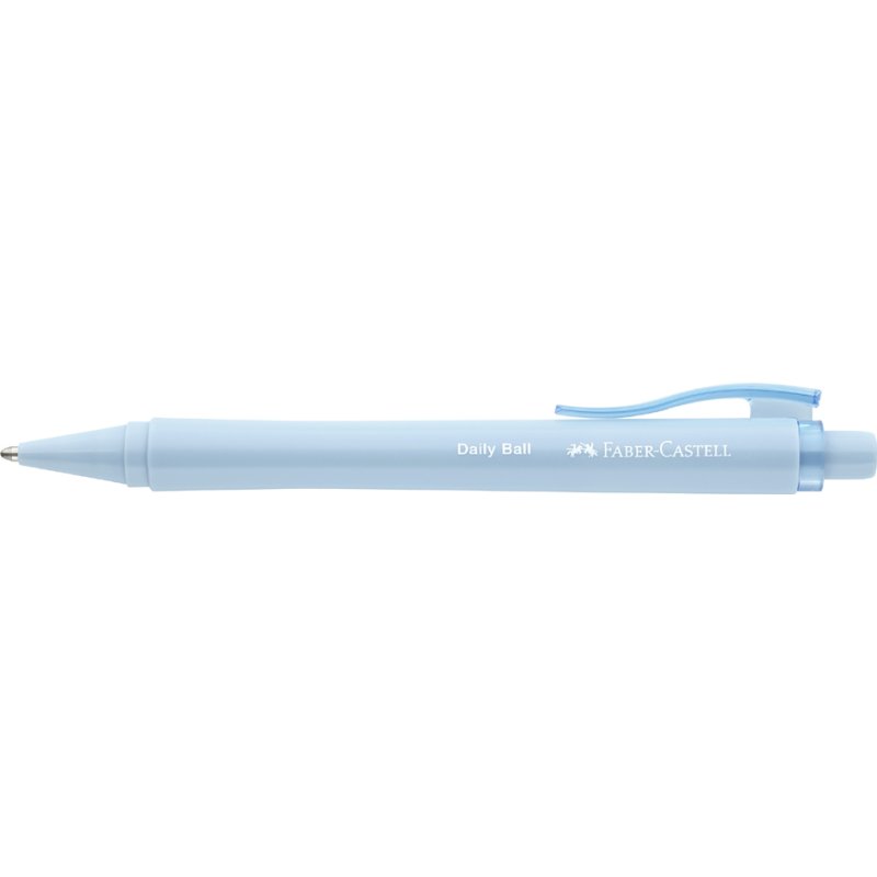 Faber-Castell stylo bille Daily Ball, bleu clair, 0,6 mm