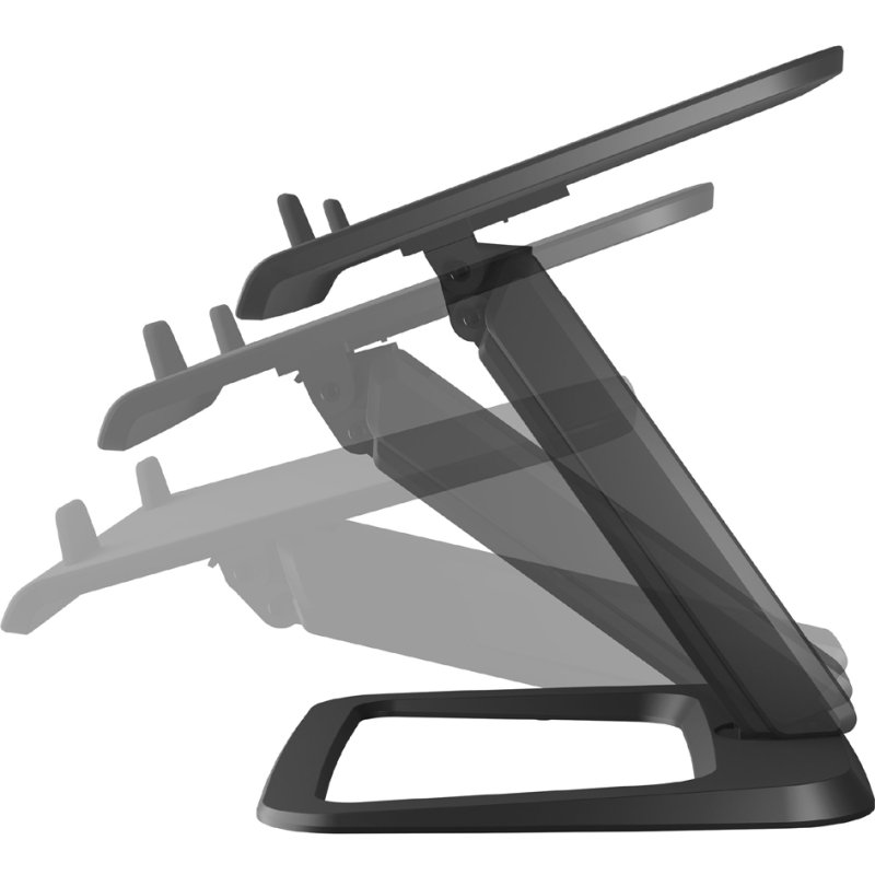 Fellowes laptop standaard Hana Lite, wit, gasveerarm, tot 19 inch