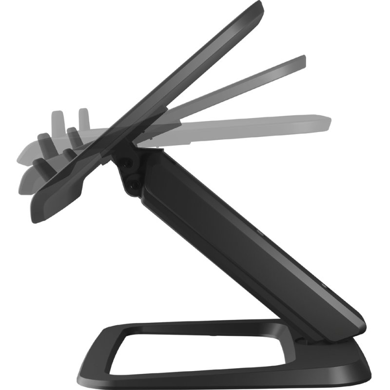 Fellowes support pour ordinateur portable Hana Lite, blanc, bras à ressort à gaz, jusqu'à 19 pouces