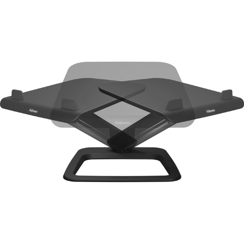 Fellowes support pour ordinateur portable Hana Lite, blanc, bras à ressort à gaz, jusqu'à 19 pouces
