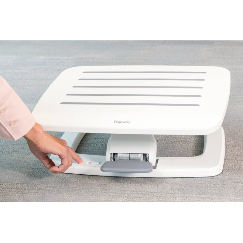 Fellowes footrest Hana Lite, white, 2 positions, anti-slip