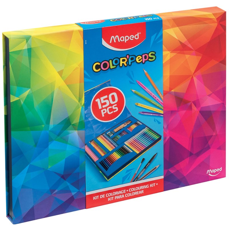 Maped ensemble de dessin Color Peps, 150 pièces, carton