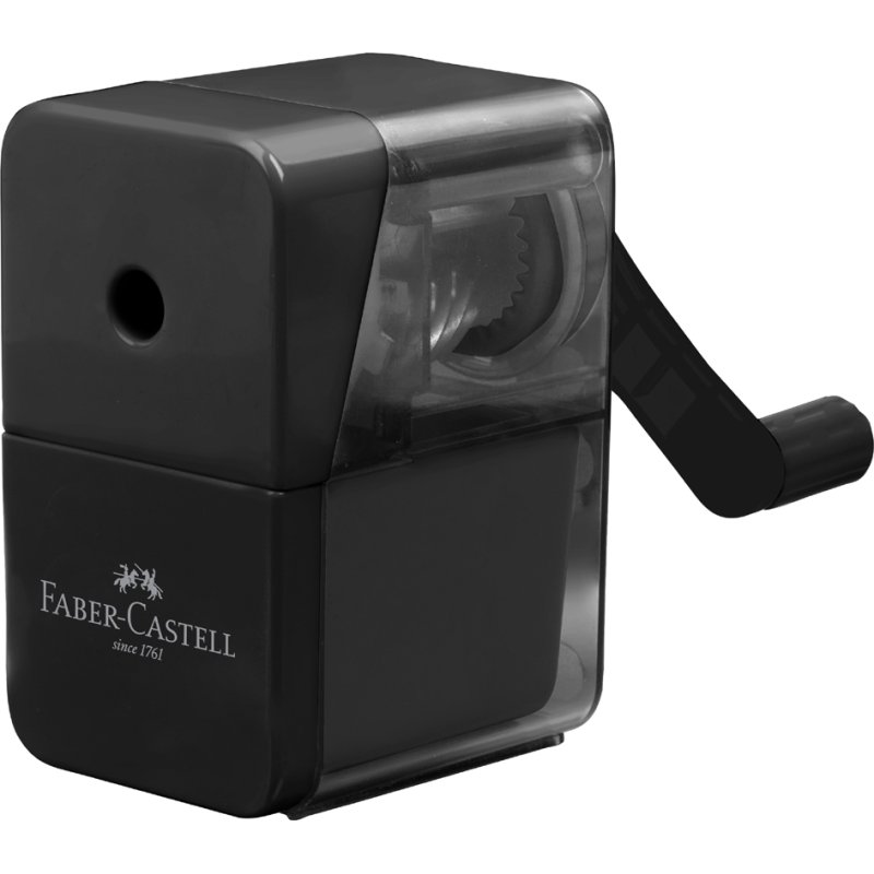 Faber-Castell taille-crayon manuel, 1 trou, noir
