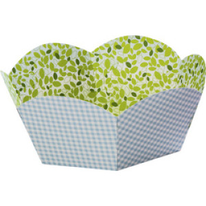 Folia cadeaumandjes van motivkarton, diameter 145 mm
