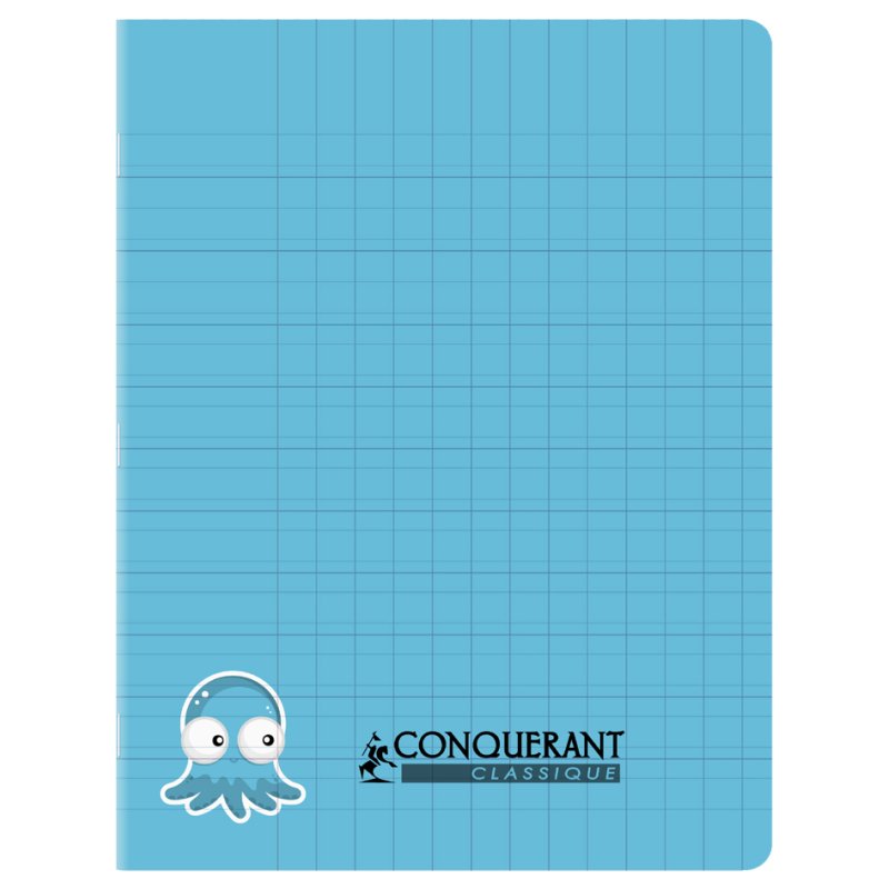CONQUERANT CLASSIQUE cahier d'écriture, 170×220 mm, bleu, 32 pages