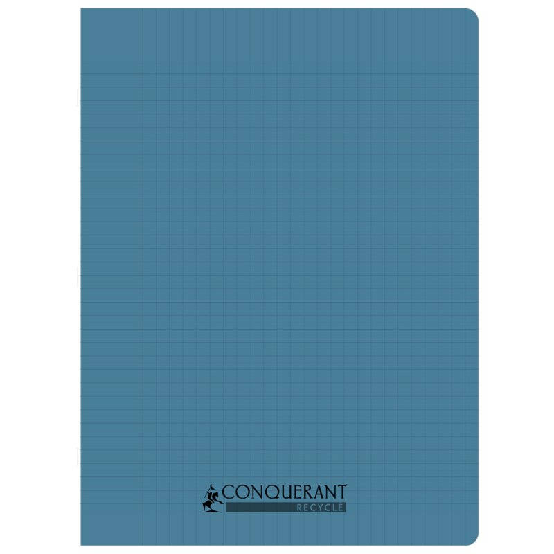 CONQUERANT CLASSIQUE cahier recyclé, bleu, 170×220 mm, 96 pages