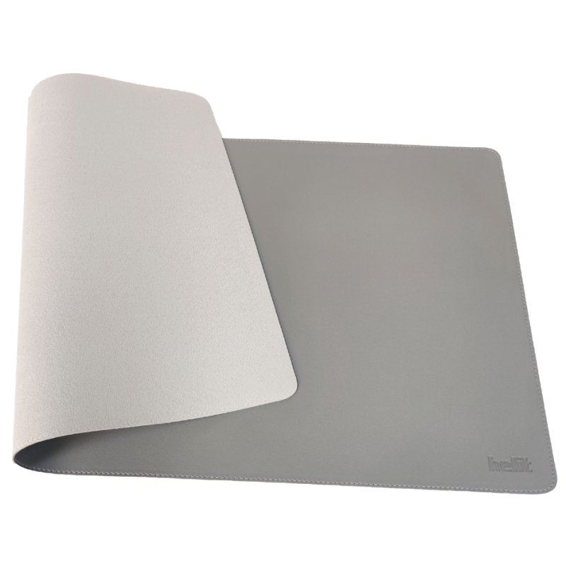 helit sous-main The Flat Mat, 800 × 400 mm, gris, PVC