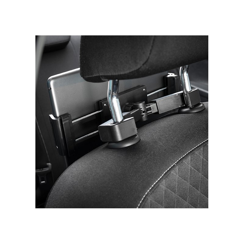 helit support tablette auto appui-tête, noir, 4,7-12,9 pouces, ABS plastique