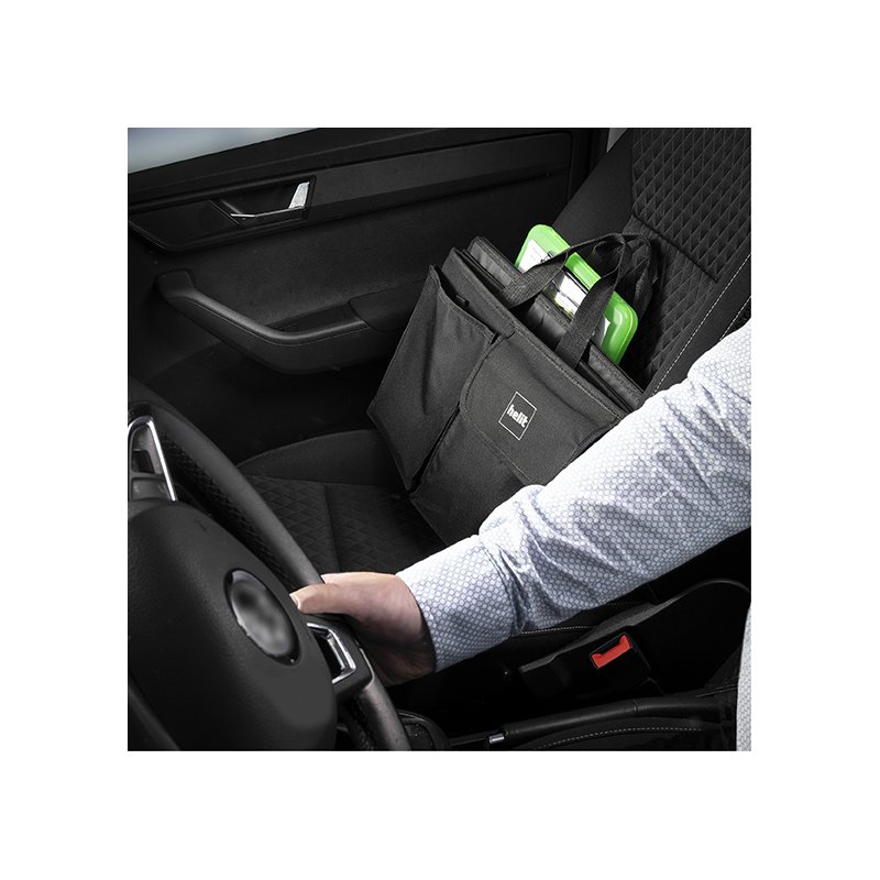 helit autozakorganizer the car organizer, zwart, 570×430×270 mm, inklapbaar