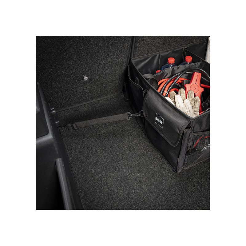 helit autozakorganizer the car organizer, zwart, 570×430×270 mm, inklapbaar