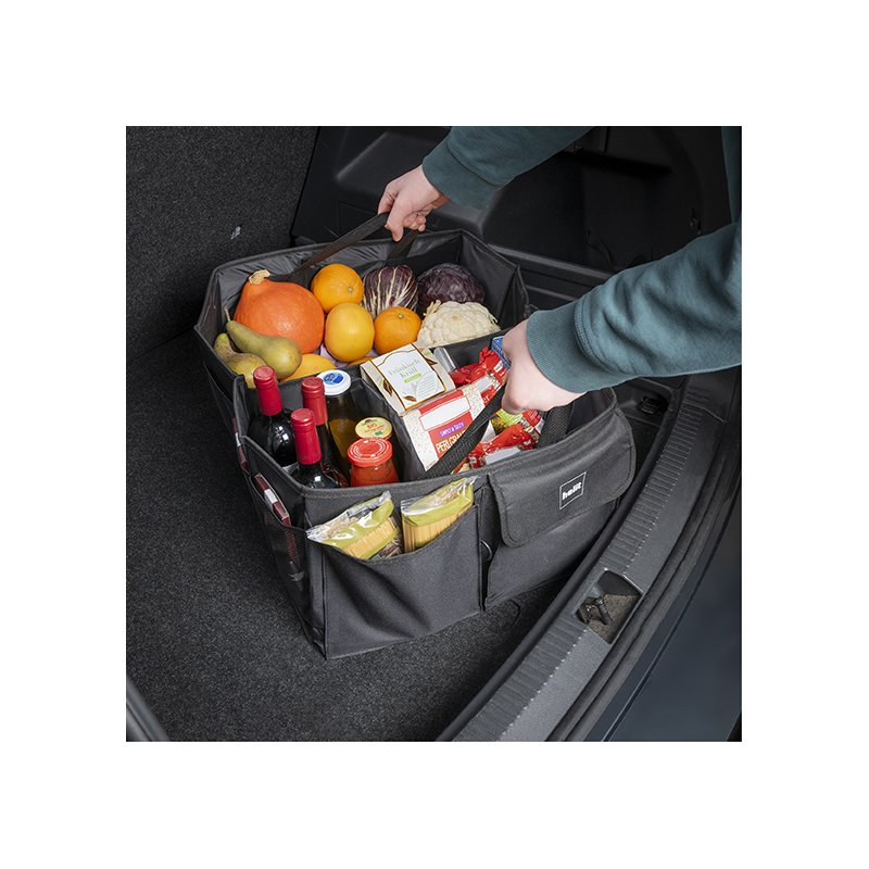 helit autozakorganizer the car organizer, zwart, 570×430×270 mm, inklapbaar