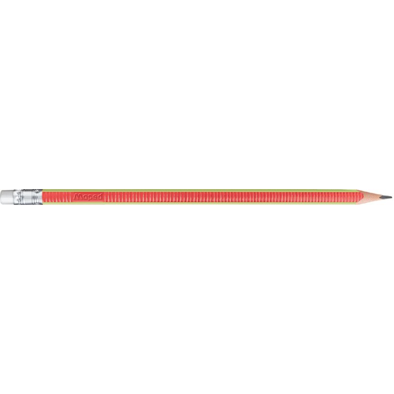Triangular leather pencil, 12 pieces, anti-slip surface