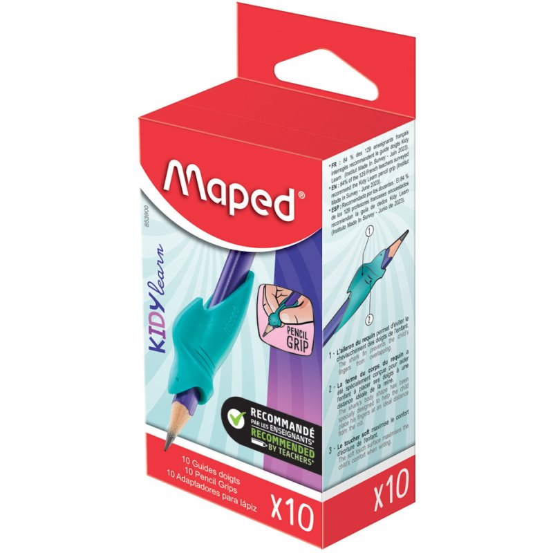 Maped schrijfhulp KIDY learn, turquoise, 10 stuks