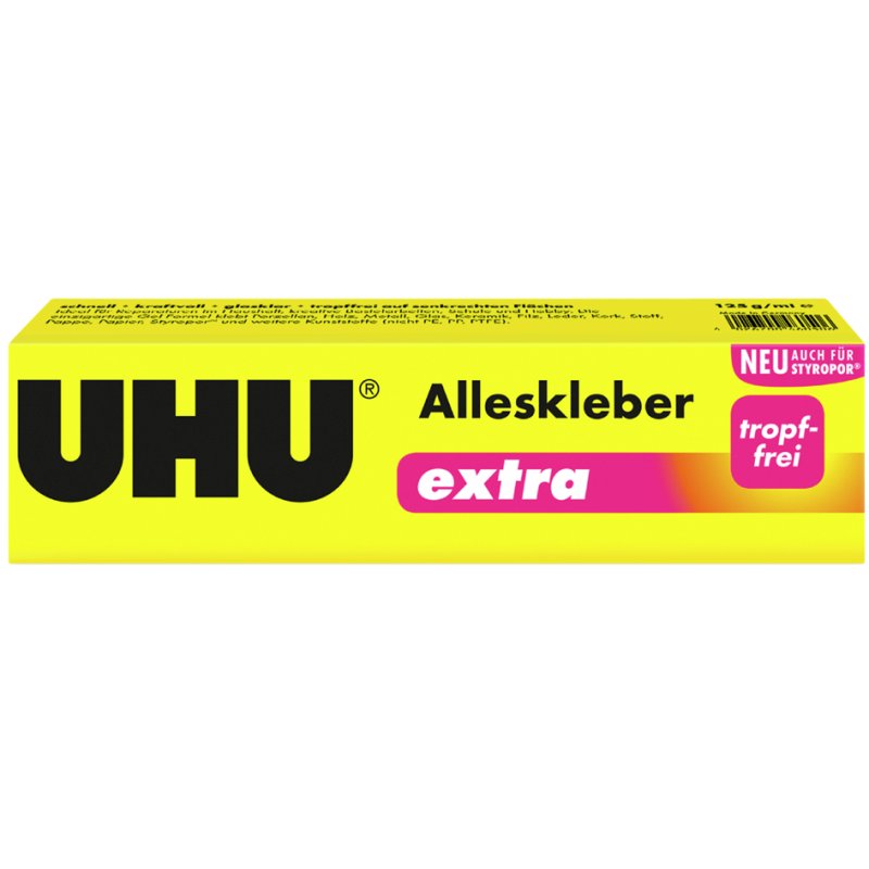 UHU Extra alleslijm, oplosmiddelhoudend, 125 g