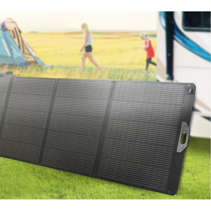 LogiLink panneau solaire pliable, 100 watt, noir