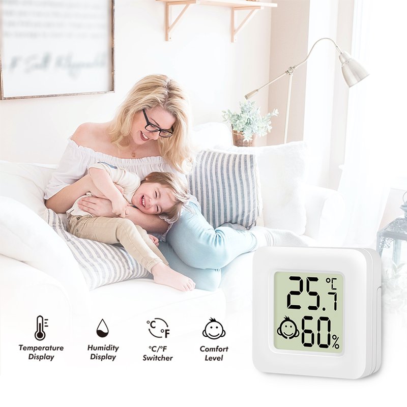 LogiLink thermo-hygromètre set, blanc, 3 pièces