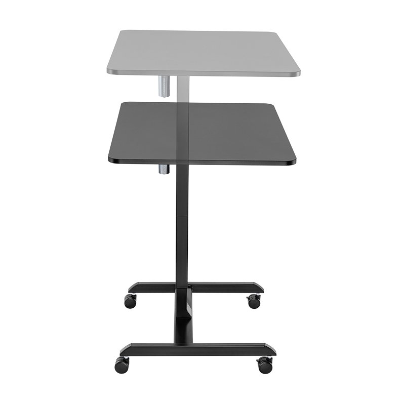 LogiLink zit-sta werkplek, elektrisch, wit, 80×60 cm