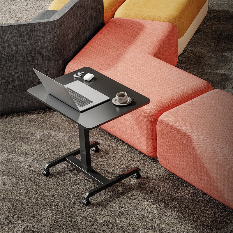 LogiLink bureau assis-debout, électrique, blanc, 80×60 cm