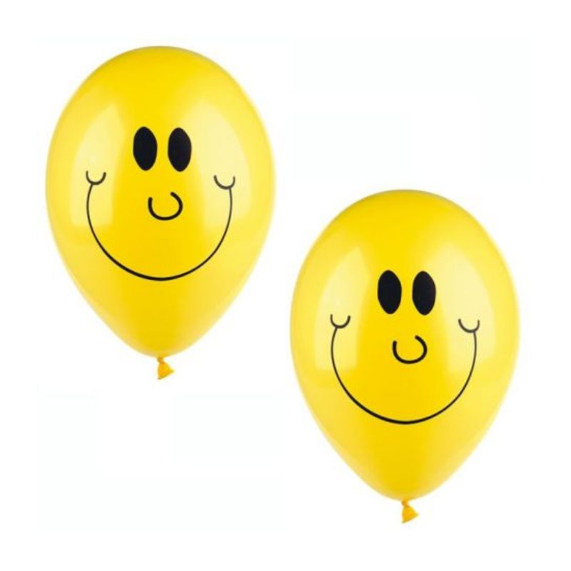 PAPSTAR ballons Sunny, jaune, latex, 10 pièces