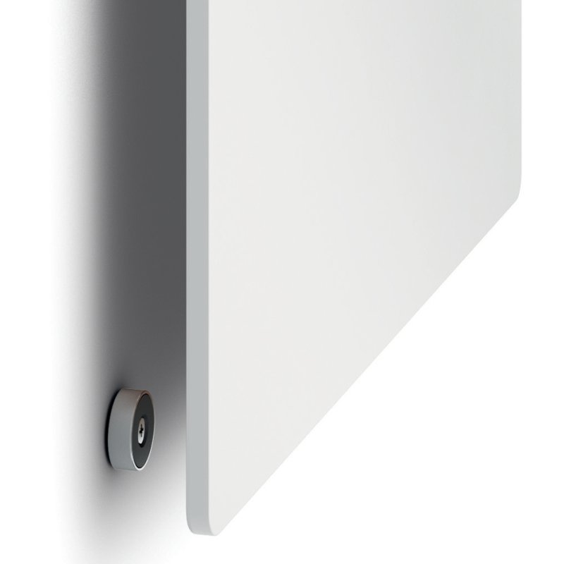 Nobo tableau blanc acier, 450 × 450 mm, blanc, surface magnétique