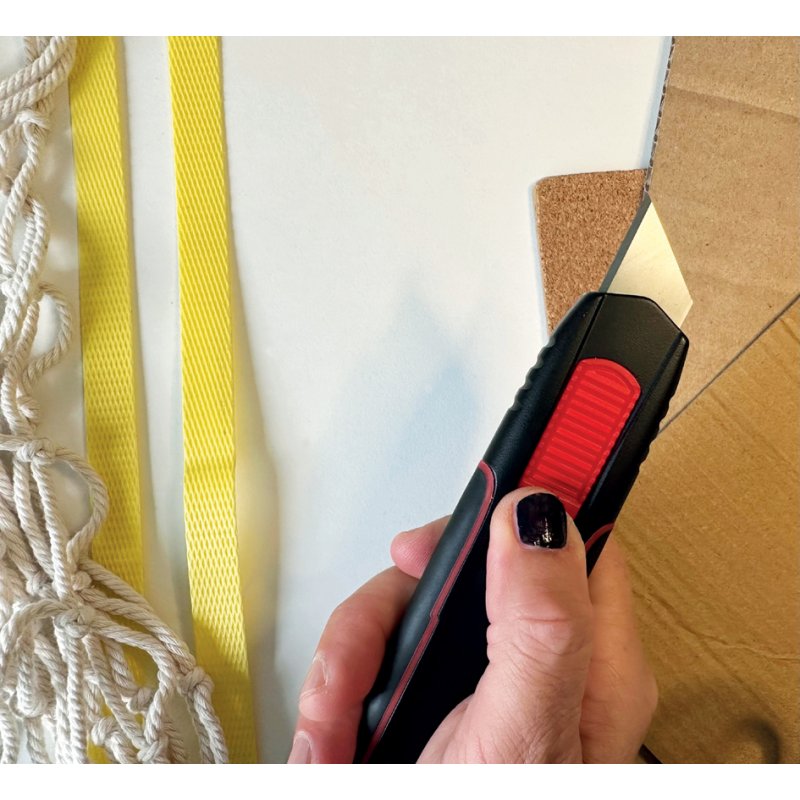 WEDO safety-cutter double face, noir/rouge, 19 mm